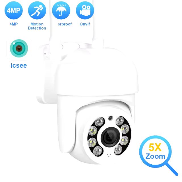 4MP HD Outdoor Wifi Camera Waterproof
